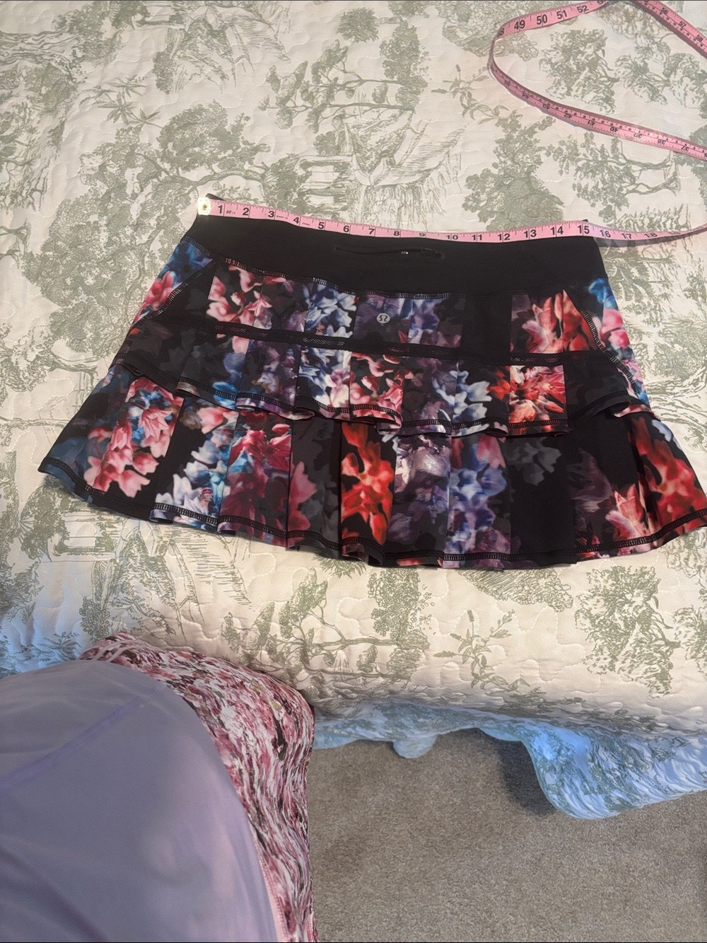 VTG Lululemon 8 Tall Spring Has Sprung Pace Setter tennis skirt LINER REMOVED - Picture 10 of 12